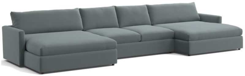 Lounge Deep 3-Piece Double Chaise Sectional Sofa - image 0 of 8