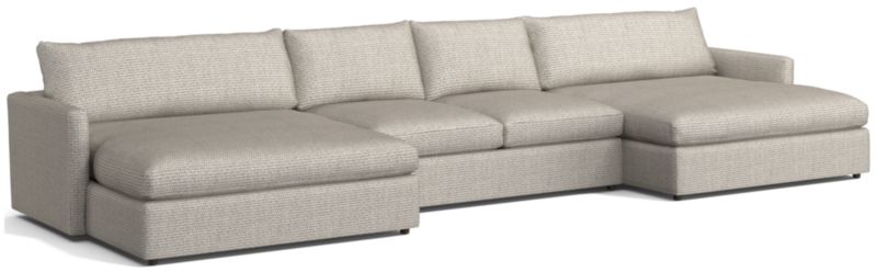 Lounge Deep 3-Piece Double Chaise Sectional Sofa - image 0 of 8