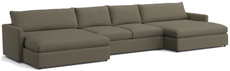 Lounge Deep 3-Piece Double Chaise Sectional Sofa - image 0 of 9