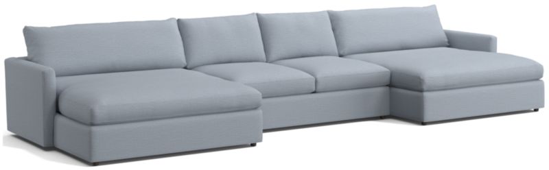 Lounge Deep 3-Piece Double Chaise Sectional Sofa - image 0 of 8