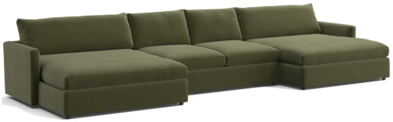 Lounge Deep 3-Piece Double Chaise Sectional Sofa - image 0 of 8