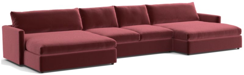 Lounge Deep 3-Piece Double Chaise Sectional Sofa - image 0 of 8