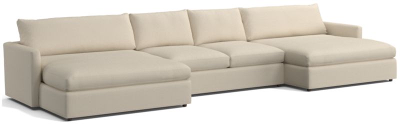 Lounge Deep 3-Piece Double Chaise Sectional Sofa - image 0 of 8