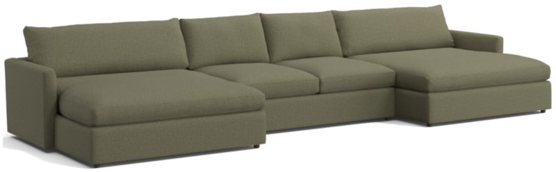 Lounge Deep 3-Piece Double Chaise Sectional Sofa - image 0 of 8