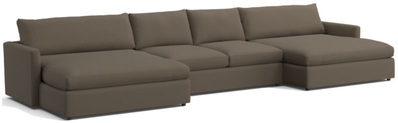 Lounge Deep 3-Piece Double Chaise Sectional Sofa - image 0 of 8