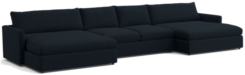 Lounge Deep 3-Piece Double Chaise Sectional Sofa - image 0 of 8