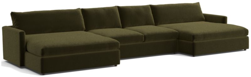 Lounge Deep 3-Piece Double Chaise Sectional Sofa - image 0 of 8