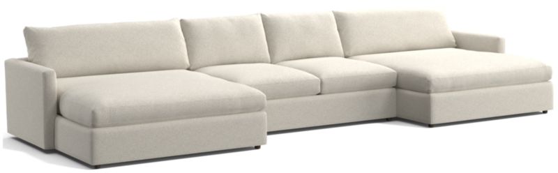 Lounge Deep 3-Piece Double Chaise Sectional Sofa - image 0 of 8