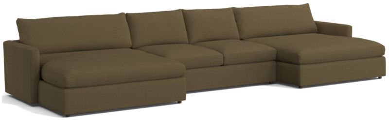 Lounge Deep 3-Piece Double Chaise Sectional Sofa - image 0 of 9