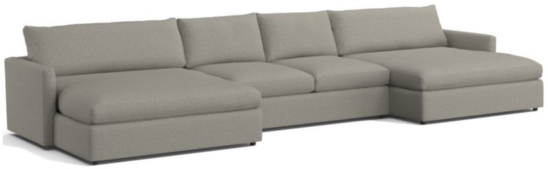 Lounge Deep 3-Piece Double Chaise Sectional Sofa - image 0 of 8