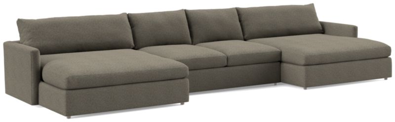 Lounge Deep 3-Piece Double Chaise Sectional Sofa - image 0 of 8