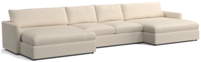 Lounge Deep 3-Piece Double Chaise Sectional Sofa - image 0 of 8