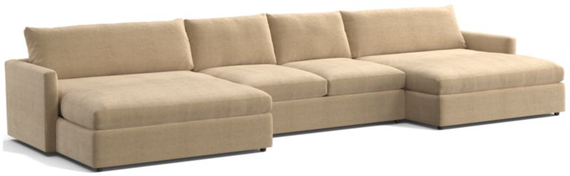 Lounge Deep 3-Piece Double Chaise Sectional Sofa - image 0 of 8