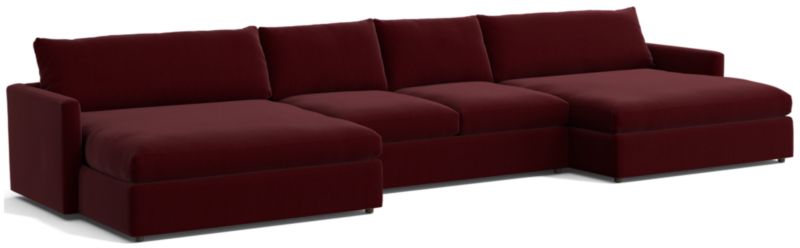 Lounge Deep 3-Piece Double Chaise Sectional Sofa - image 0 of 8