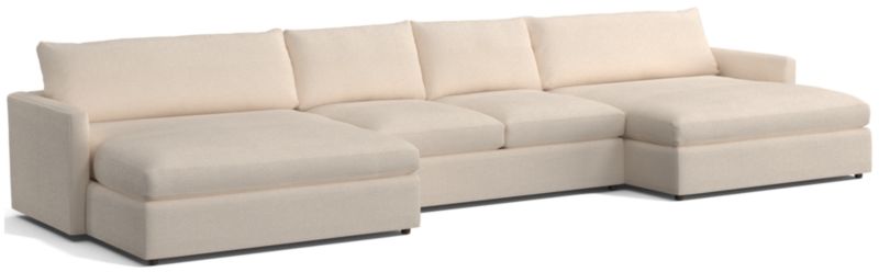 Lounge Deep 3-Piece Double Chaise Sectional Sofa - image 0 of 9