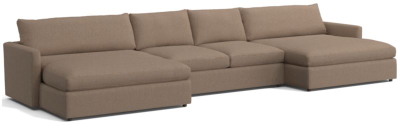 Lounge Deep 3-Piece Double Chaise Sectional Sofa - image 0 of 9