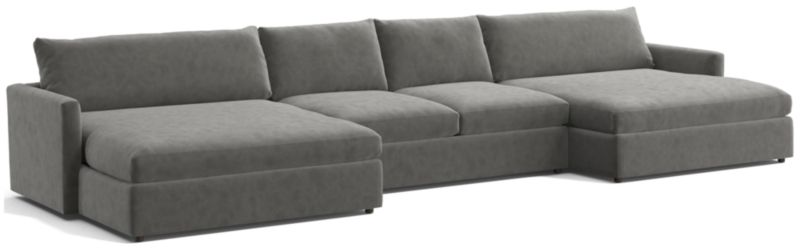 Lounge Deep 3-Piece Double Chaise Sectional Sofa - image 0 of 9