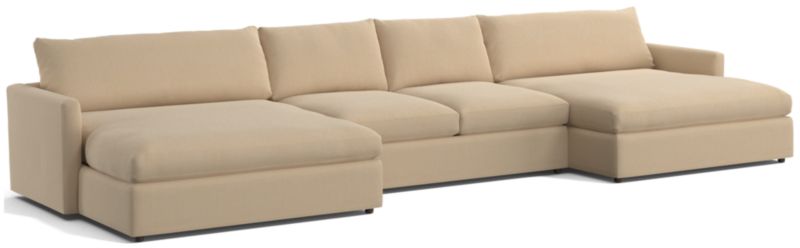 Lounge Deep 3-Piece Double Chaise Sectional Sofa - image 0 of 9