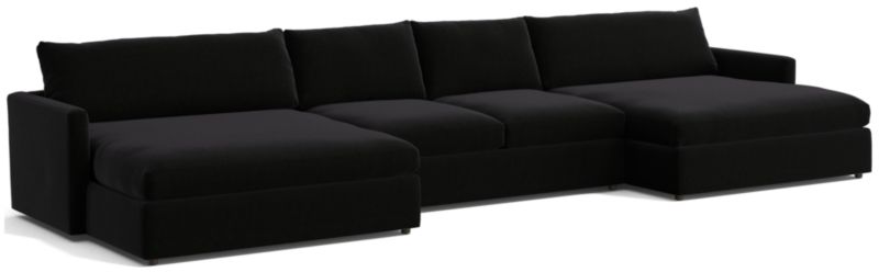 Lounge Deep 3-Piece Double Chaise Sectional Sofa - image 0 of 9