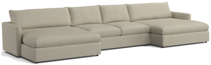 Lounge Deep 3-Piece Double Chaise Sectional Sofa - image 0 of 9