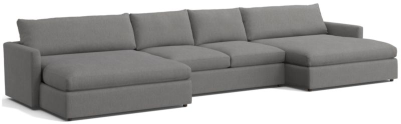 Lounge Deep 3-Piece Double Chaise Sectional Sofa - image 0 of 8