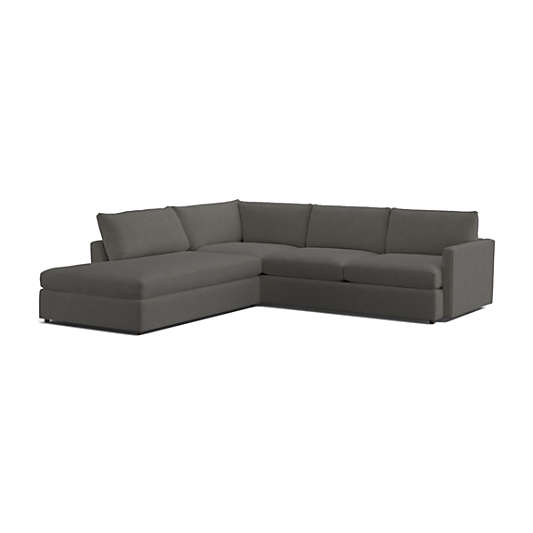 Lounge Deep 2-Piece Left-Arm Bumper Sectional Sofa