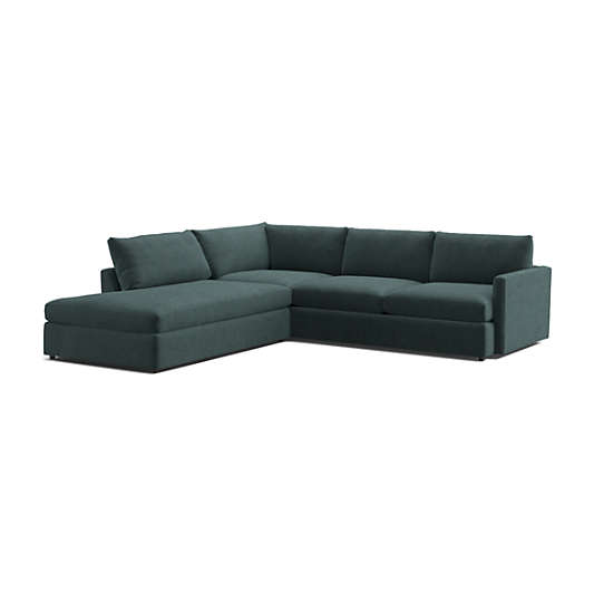 Lounge Deep 2-Piece Left-Arm Bumper Sectional Sofa