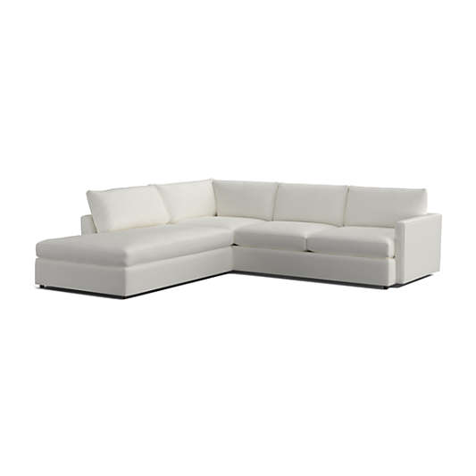 Lounge Deep 2-Piece Left-Arm Bumper Sectional Sofa