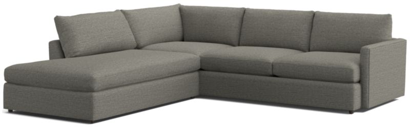 Lounge Deep 2-Piece Left-Arm Bumper Sectional Sofa