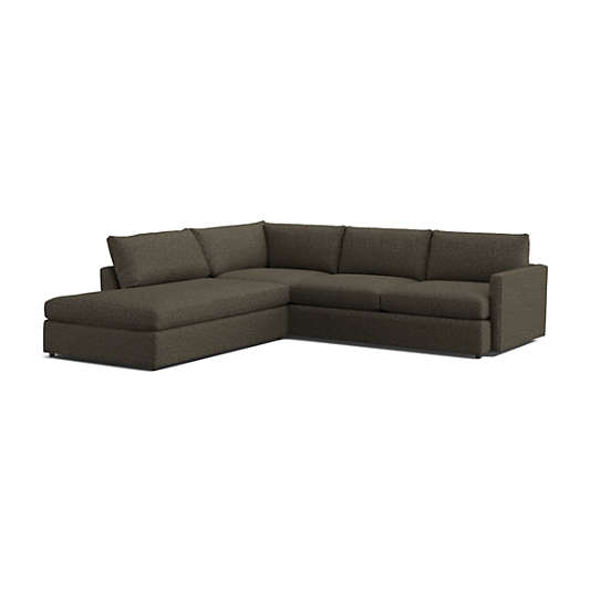 Lounge Deep 2-Piece Left-Arm Bumper Sectional Sofa