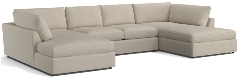 Lounge Deep 3-Piece U-Shaped Sectional Sofa with Corner Bumpers - image 0 of 7