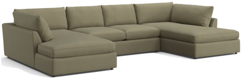 Lounge Deep 3-Piece U-Shaped Sectional Sofa with Corner Bumpers - image 0 of 7