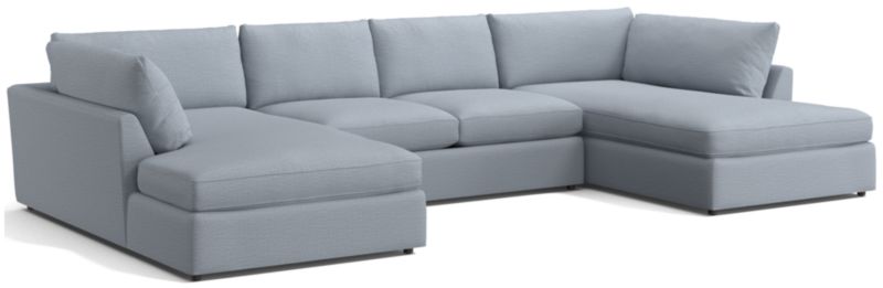 Lounge Deep 3-Piece U-Shaped Sectional Sofa with Corner Bumpers - image 0 of 8