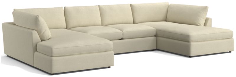 Lounge Deep 3-Piece U-Shaped Sectional Sofa with Corner Bumpers - image 0 of 8