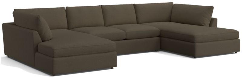 Lounge Deep 3-Piece U-Shaped Sectional Sofa with Corner Bumpers - image 0 of 8