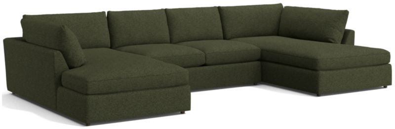 Lounge Deep 3-Piece U-Shaped Sectional Sofa with Corner Bumpers - image 0 of 8