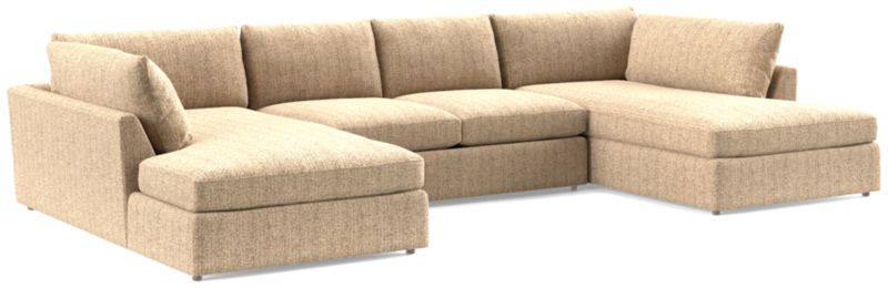 Lounge Deep 3-Piece U-Shaped Sectional Sofa with Corner Bumpers - image 0 of 7