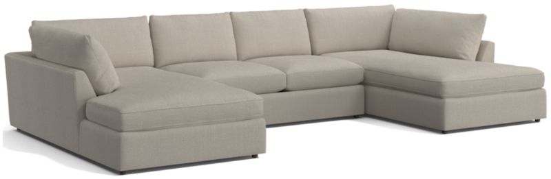 Lounge Deep 3-Piece U-Shaped Sectional Sofa with Corner Bumpers - image 0 of 8