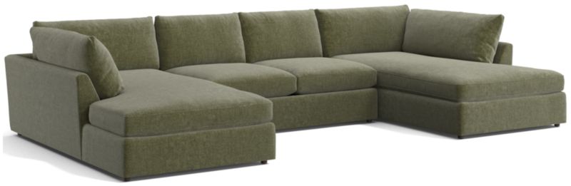 Lounge Deep 3-Piece U-Shaped Sectional Sofa with Corner Bumpers - image 0 of 7