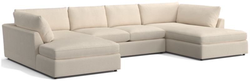 Lounge Deep 3-Piece U-Shaped Sectional Sofa with Corner Bumpers - image 0 of 7