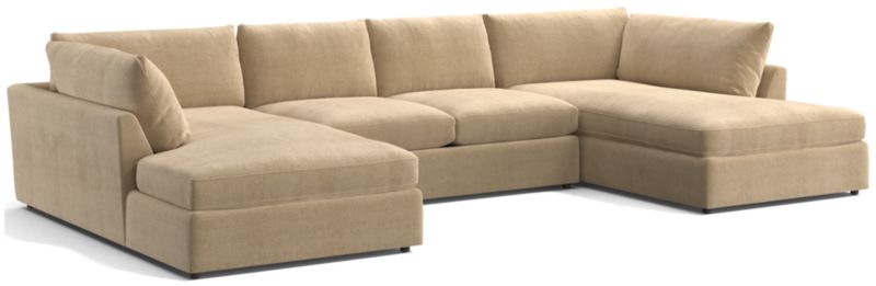 Lounge Deep 3-Piece U-Shaped Sectional Sofa with Corner Bumpers - image 0 of 7