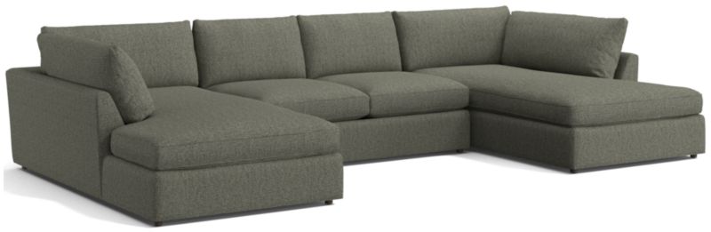 Lounge Deep 3-Piece U-Shaped Sectional Sofa with Corner Bumpers - image 0 of 7