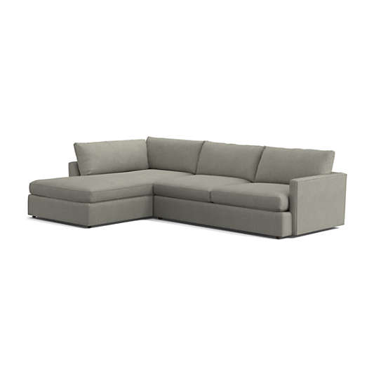Lounge Deep 2-Piece Left-Arm Bumper Sectional Sofa