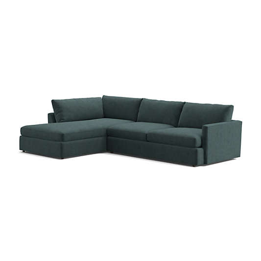 Lounge Deep 2-Piece Left-Arm Bumper Sectional Sofa