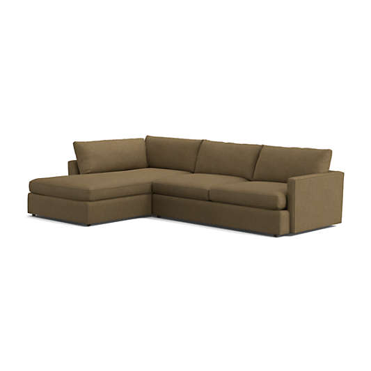 Lounge Deep 2-Piece Left-Arm Bumper Sectional Sofa