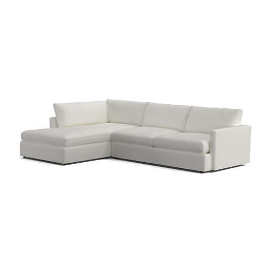 Lounge Deep 2-Piece Left-Arm Bumper Sectional Sofa
