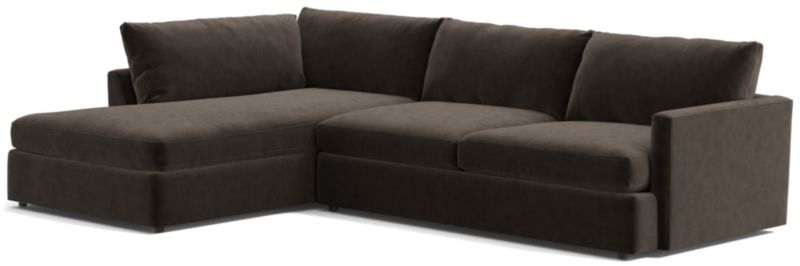 Lounge Deep 2-Piece Left-Arm Bumper Sectional Sofa - image 0 of 9