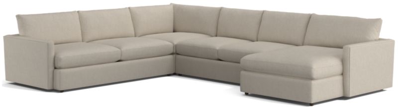 Lounge Deep 4-Piece U-Shaped Sectional Sofa with Right-Arm Storage Chaise - image 0 of 8