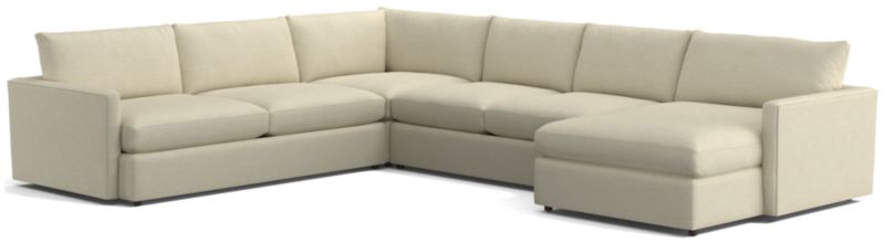 Lounge Deep 4-Piece U-Shaped Sectional Sofa with Right-Arm Storage Chaise - image 0 of 9