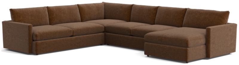 Lounge Deep 4-Piece U-Shaped Sectional Sofa with Right-Arm Storage Chaise - image 0 of 9